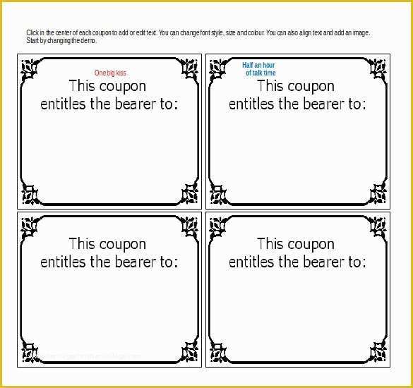 Free Coupon Template Word Of Love Coupon Template Microsoft Word Free Download the