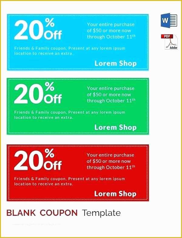 Free Coupon Template Word Of Make Your Own Coupon Template Free Coupon 