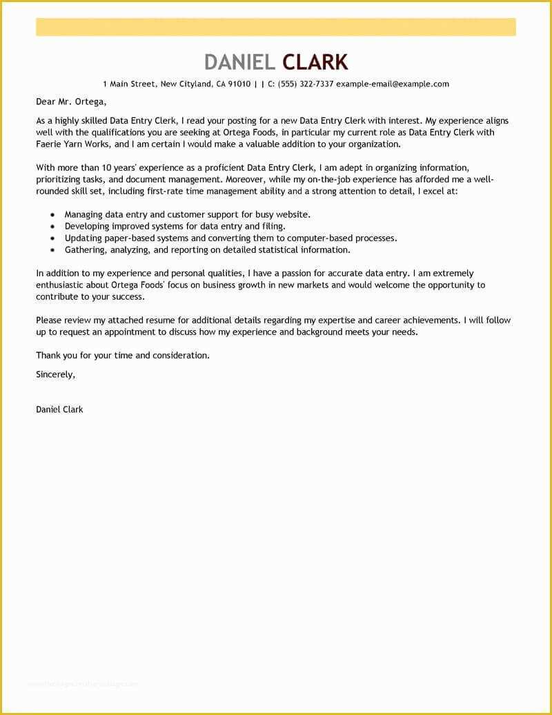 Free Cover Letter Template Of 350 Free Cover Letter Templates for A Job Application