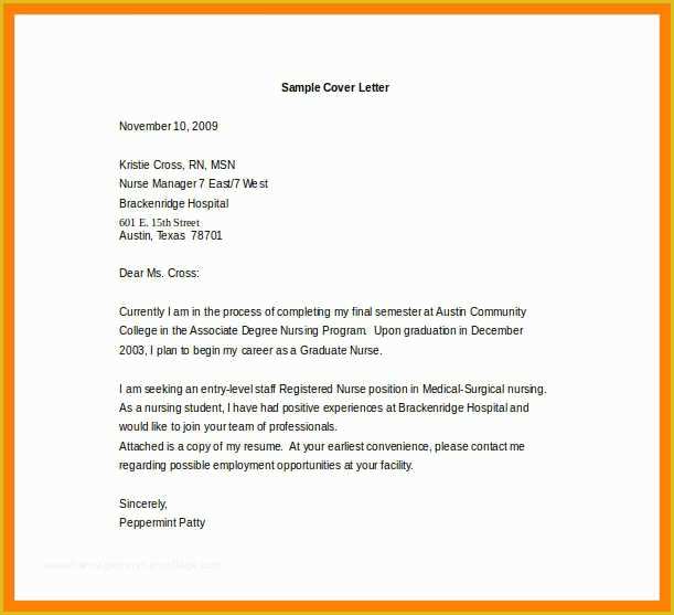 Free Cover Letter Template Word Download Of 9 10 Basic Cover Letter Samples Free