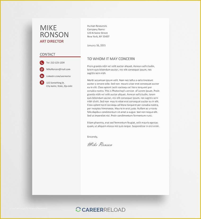 Free Cover Letter Template Word Download Of Free Cover Letter Templates for Microsoft Word Free Download