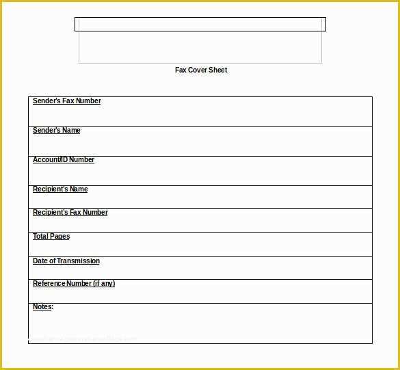Free Cover Page Templates Of 11 Fax Cover Sheet Doc Pdf