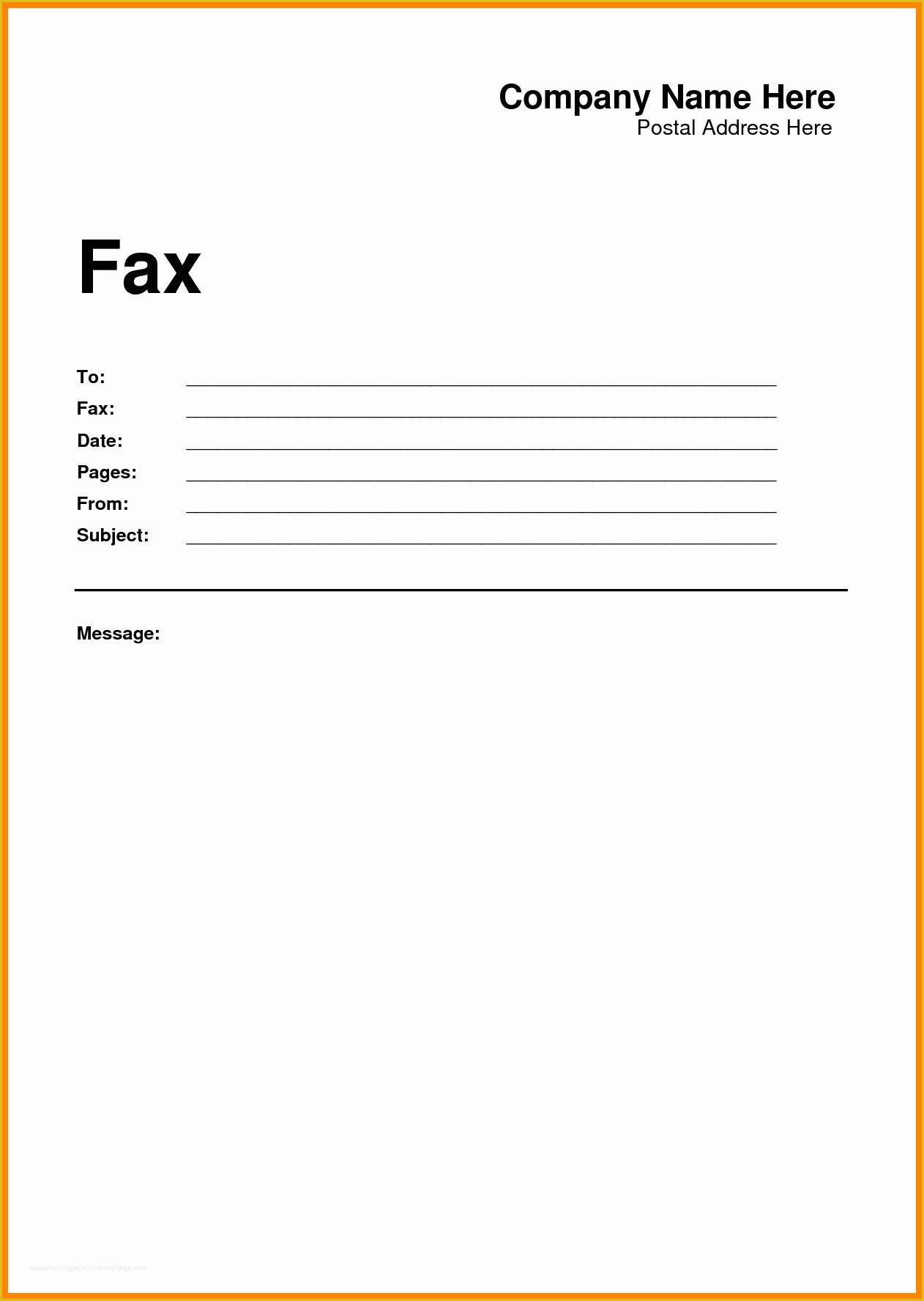 Free Cover Page Templates Of 6 Free Fax Cover Sheet