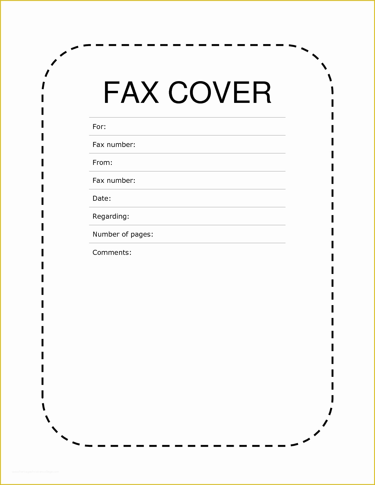 Free Cover Page Templates Of [free] Fax Cover Sheet Template