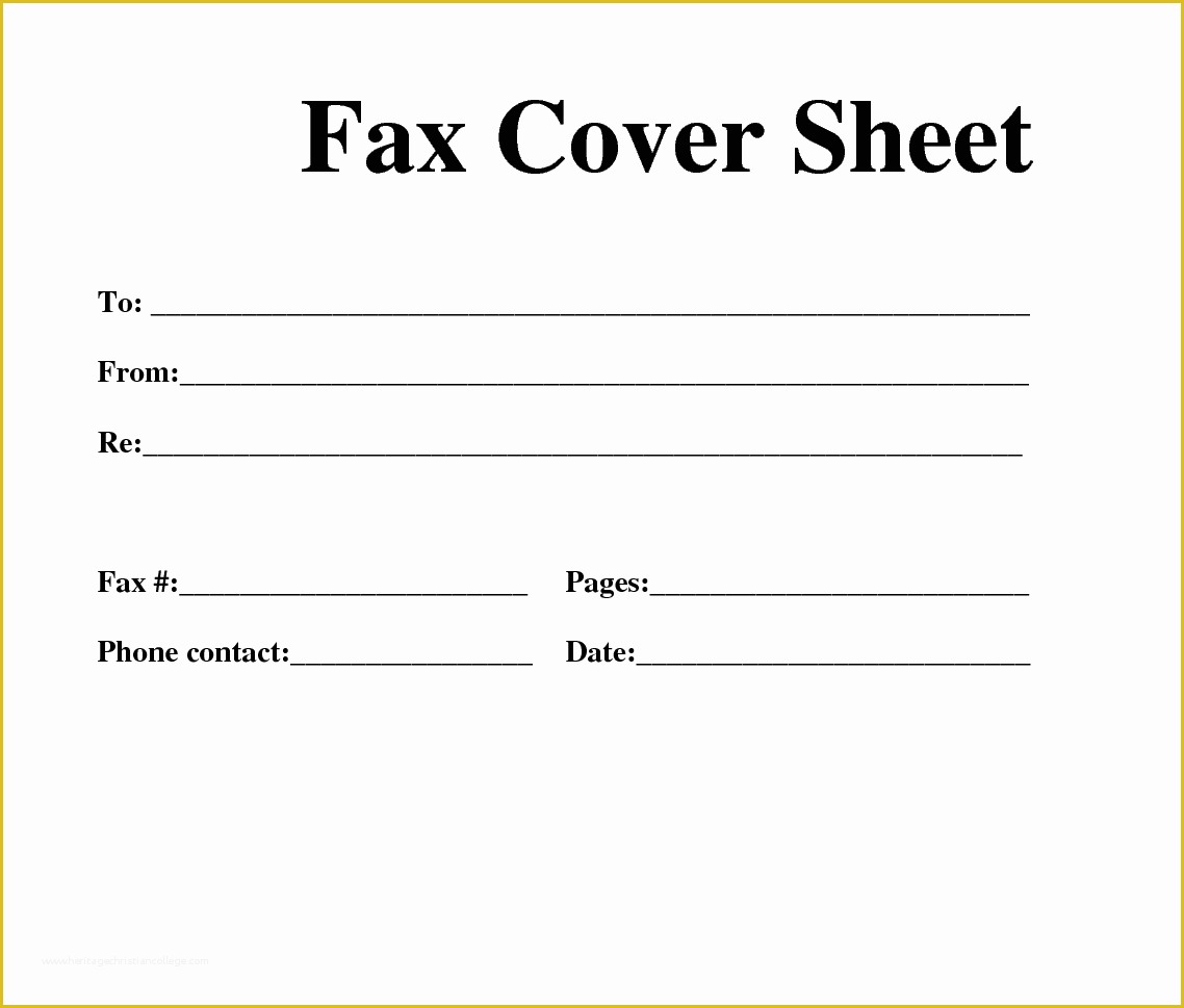 Free Cover Page Templates Of Free Fax Template