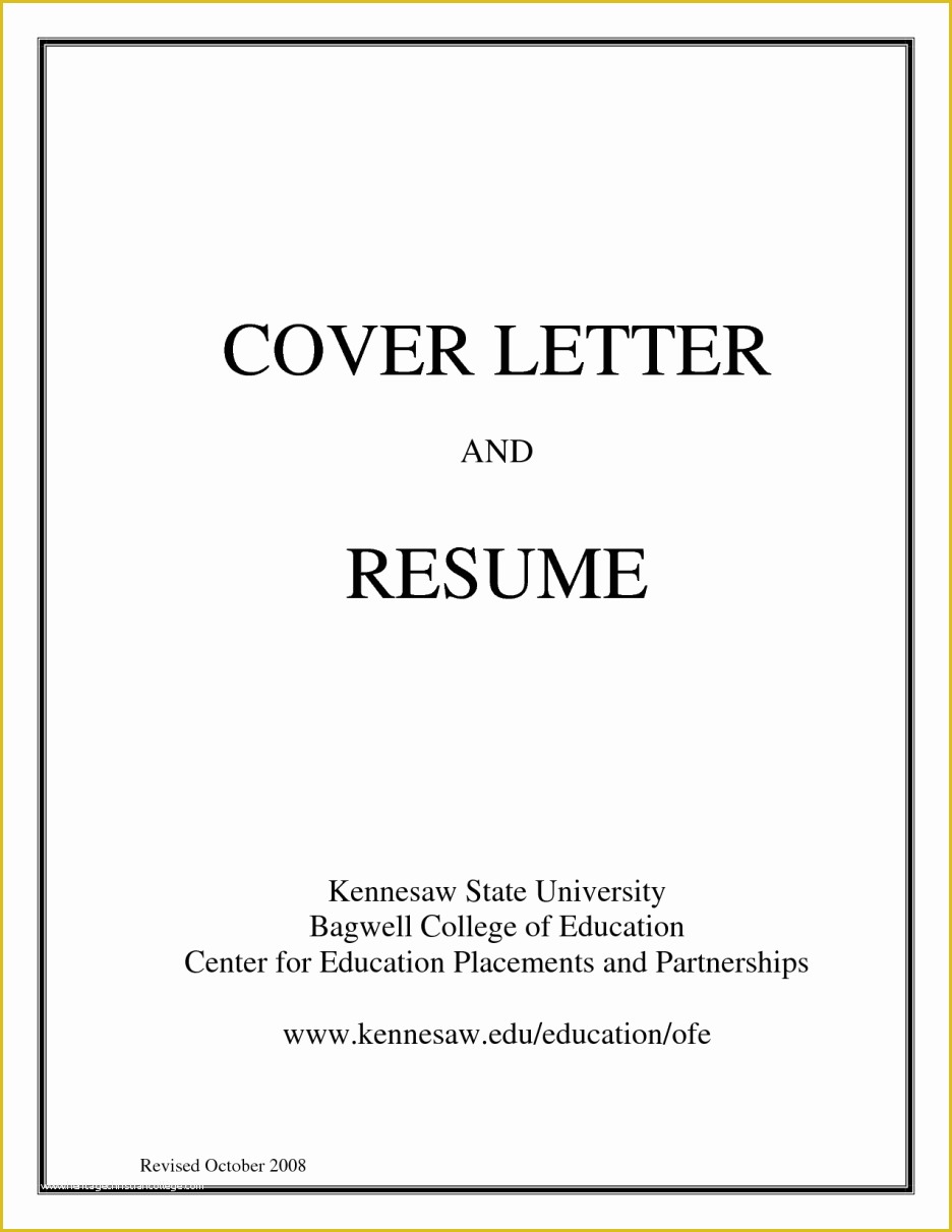 Free Cover Sheet Template for Resume Of Basic Cover Letter for A Resume