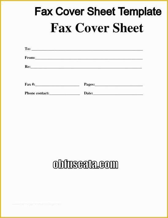 Free Cover Sheet Template for Resume Of Best Fax Cover Sheet Templates