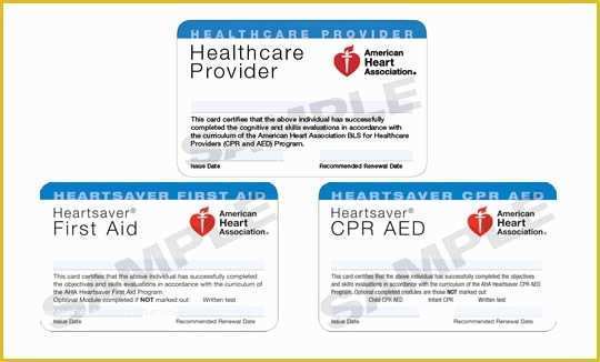 Free Cpr Card Template Of Cpr Certification Card Template