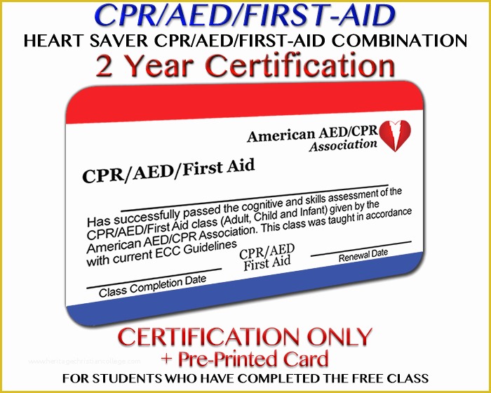 Bls Fake Printable Cpr Certification Card