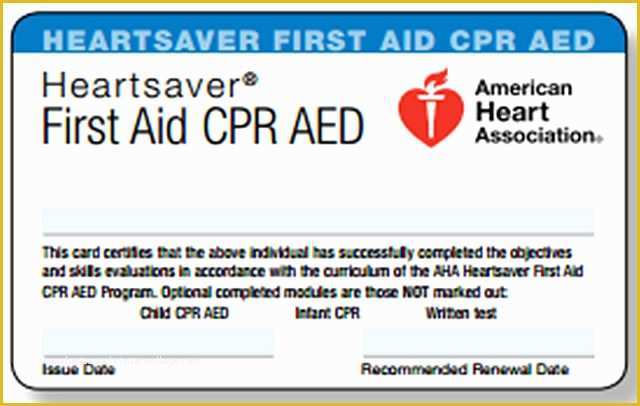 Free Cpr Card Template Of Pre Apprenticeship