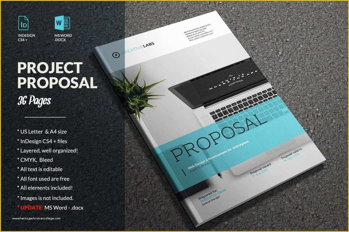 Free Creative Proposal Template Of Proposal Brochure Templates Creative Market