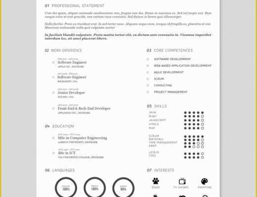 Free Creative Resume Template Doc Of 40 Best 2018 S Creative Resume Cv Templates