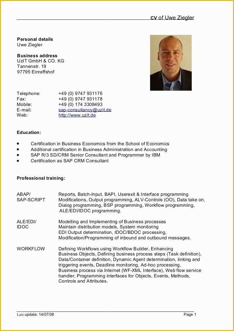 Free Creative Resume Template Doc Of Free Creative Resume Template Doc German 25 Best Cv Ideas