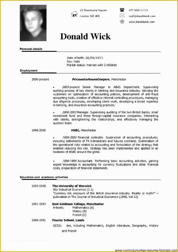 Free Creative Resume Template Doc Of Resume Templates Doc