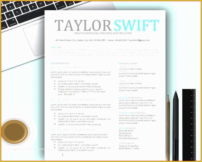 52 Free Creative Resume Templates for Mac