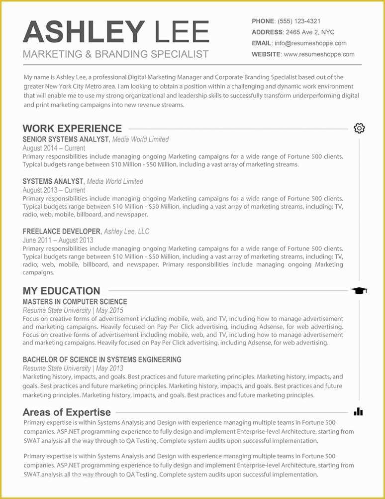 Free Creative Resume Templates for Mac Of Creative Resume Templates for Mac