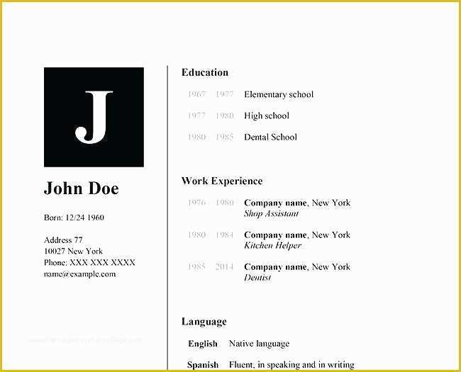 Free Creative Resume Templates for Mac Of Creative Resume Templates for Word Cool In Example Free
