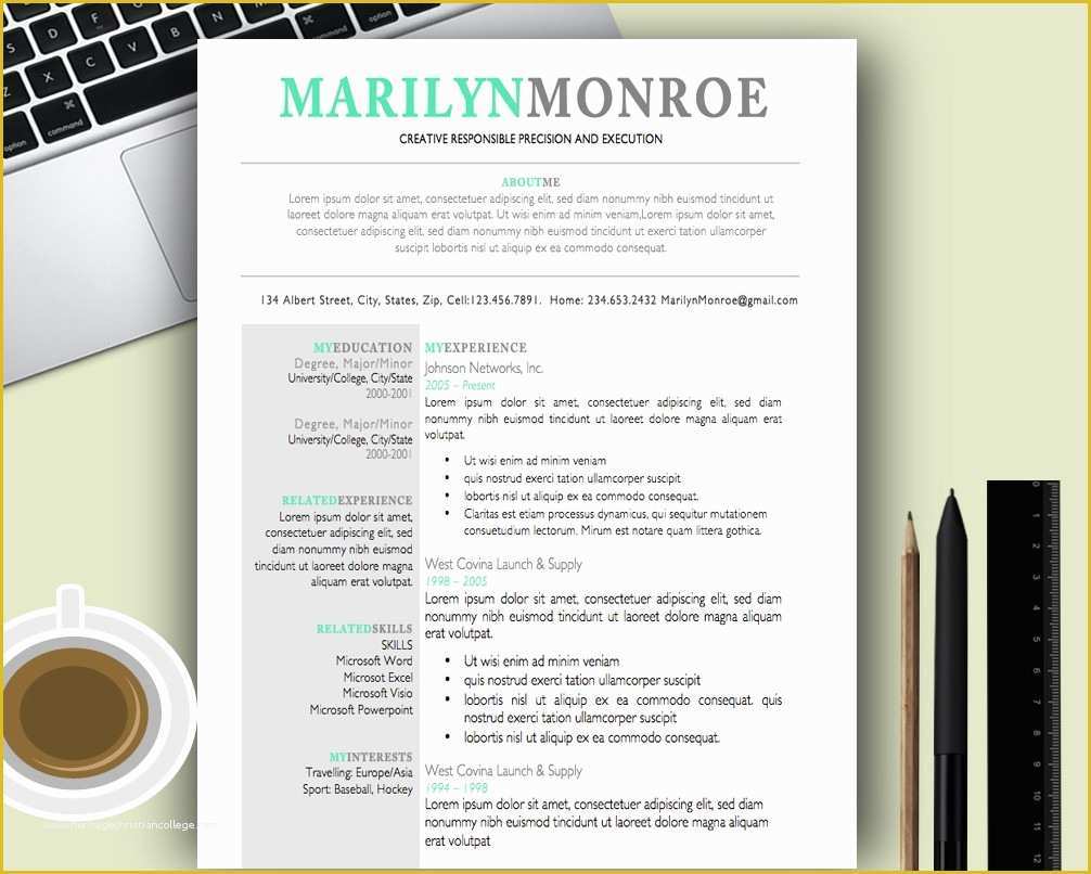 Free Creative Resume Templates for Mac Of Free Creative Resume Templates for Mac Resume Resume