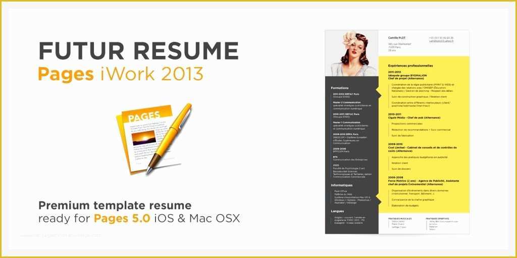 Free Creative Resume Templates for Mac Of Free Resume Templates Mac Pages Creative for Download Ipad