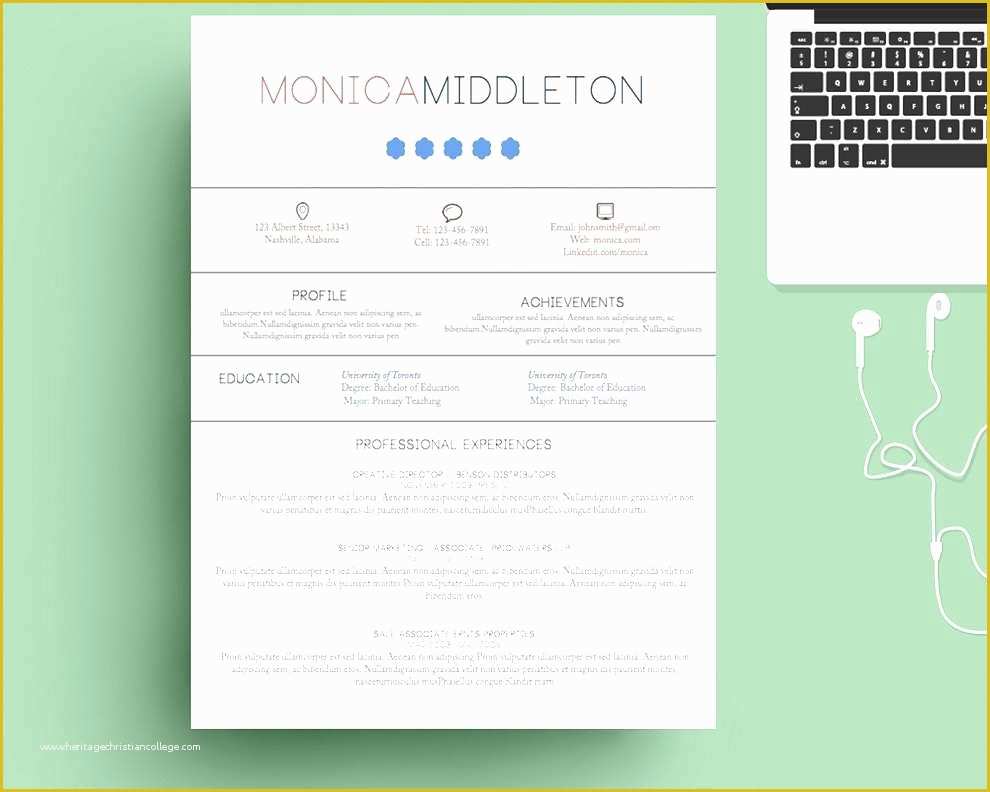 Free Creative Resume Templates for Mac Of Nice Free Creative Resume Templates for Mac