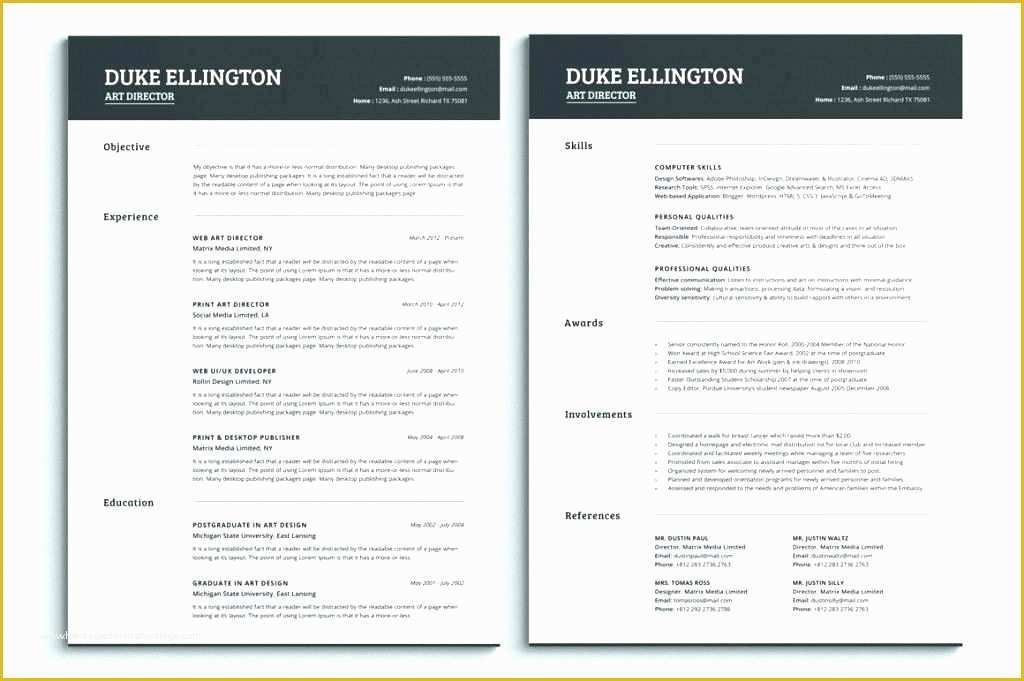 Free Creative Resume Templates for Mac Of Resume Templates Macbook – Free Creative Resume Templates