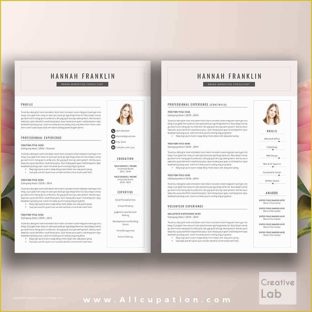 Free Creative Resume Templates Microsoft Word Of 33 Last Cool Resume Templates Free Zh A – Resume