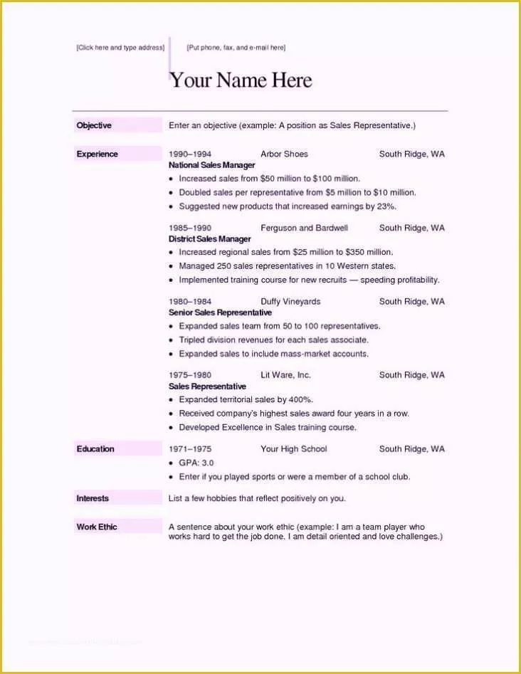 51 Free Creative Resume Templates Microsoft Word