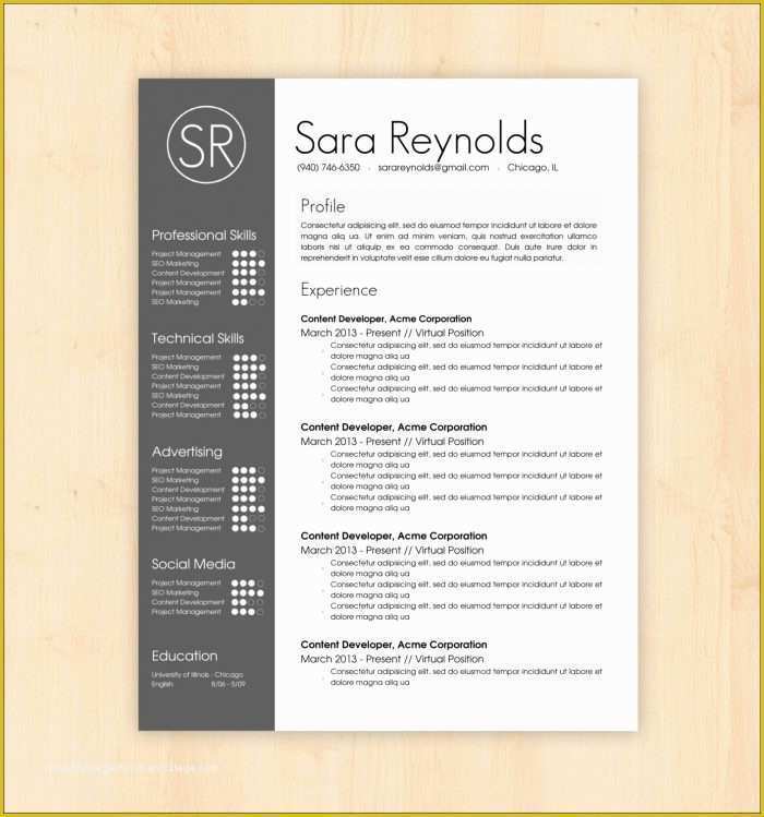 Free Creative Resume Templates Microsoft Word Of Resume Templates Free Download Creative Resume Resume