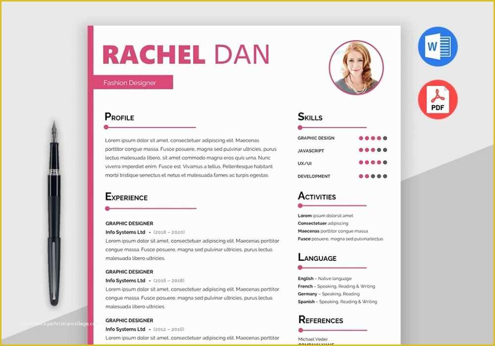 Free Creative Resume Templates Of Enrich Free Creative Resume Template Doc Maxresumes