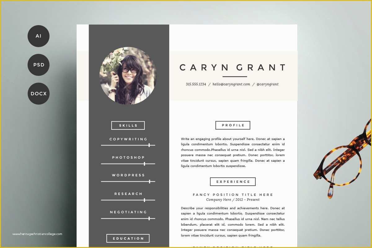 Free Creative Resume Templates Of Resume Template 4 Pack