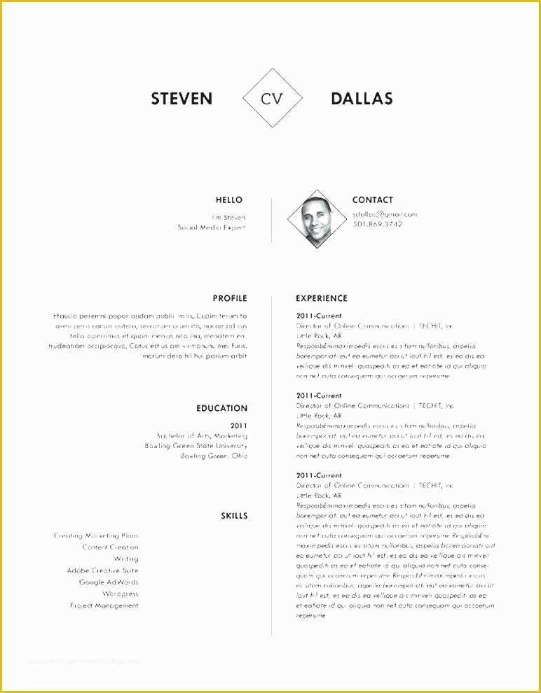 Free Creative Resume Templates Pdf Of Free Creative Resume Template Doc Resume Example