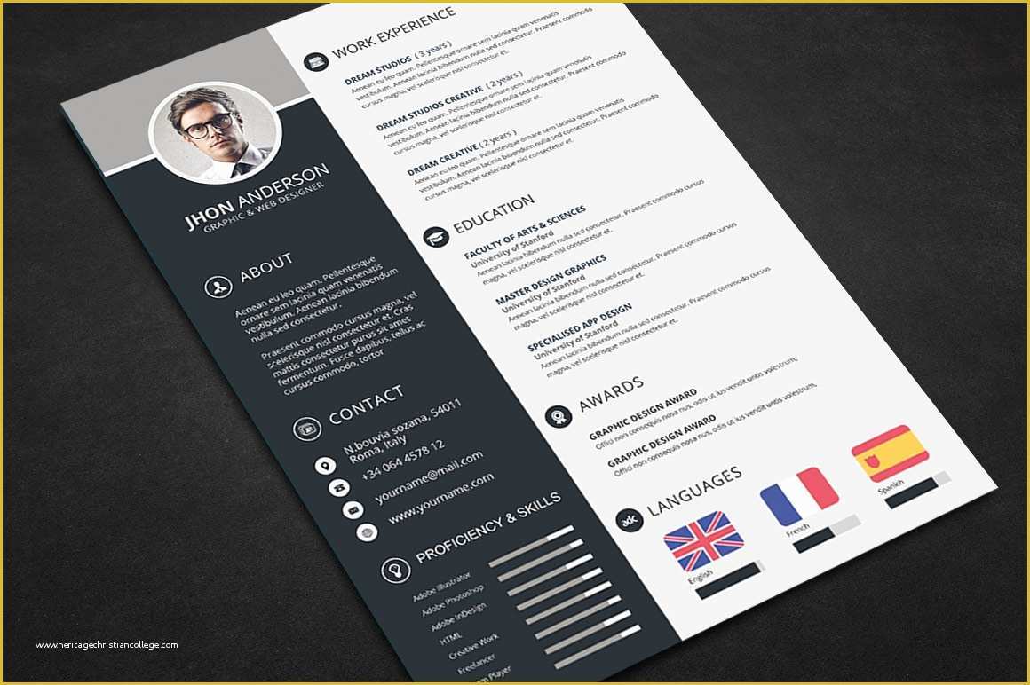 Free Creative Resume Templates Word Of Free Creative Cv Templates Word Resume format Examples