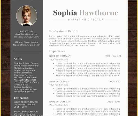 Free Creative Resume Templates Word Of Professional Resume Template with Modern Cv Word
