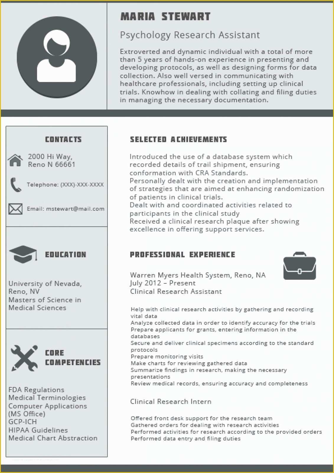 Free Creative Resume Templates Word Of Resume Free Unique Resume Templates for Word Sample