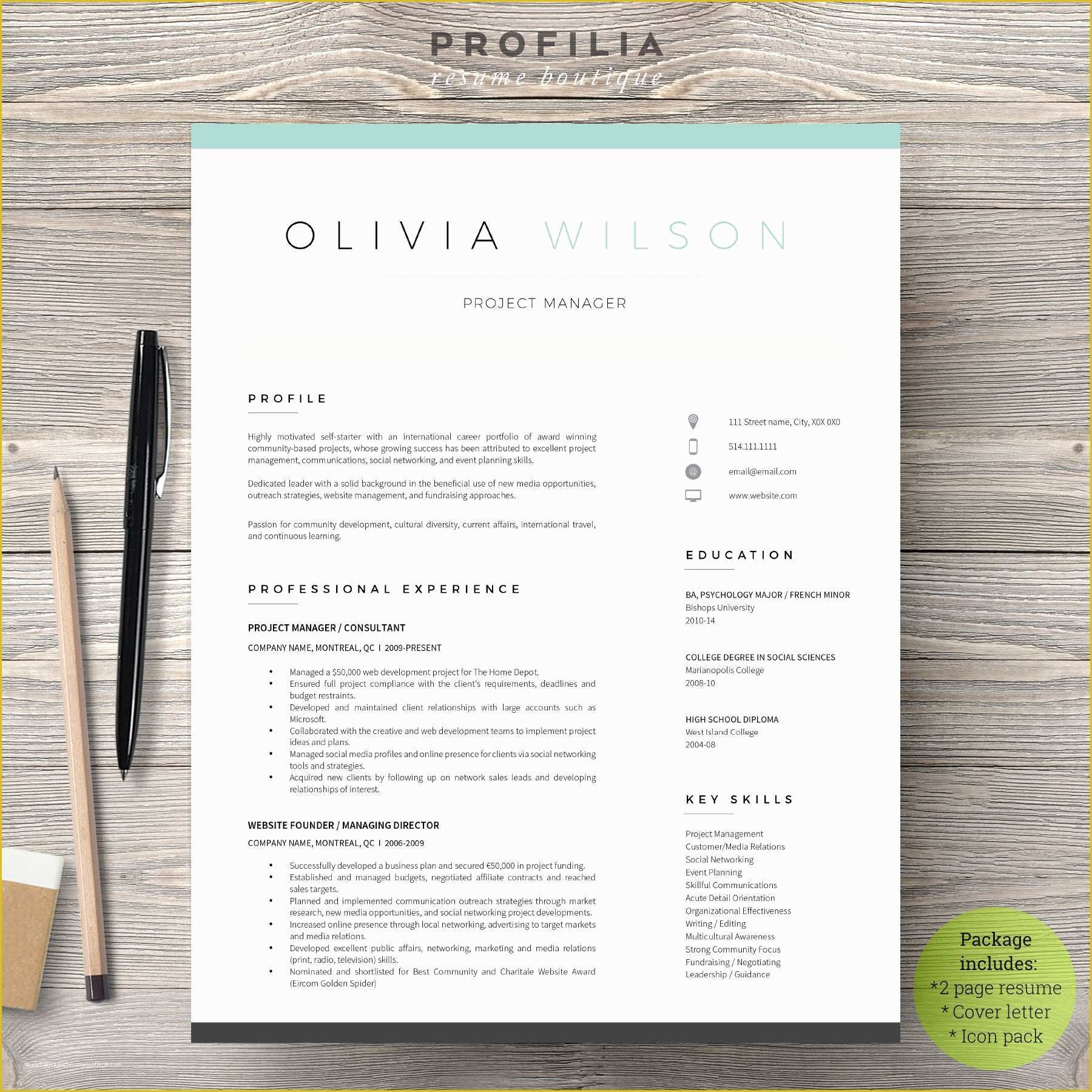 Free Creative Resume Templates Word Of Word Resume & Cover Letter Template Cover Letter