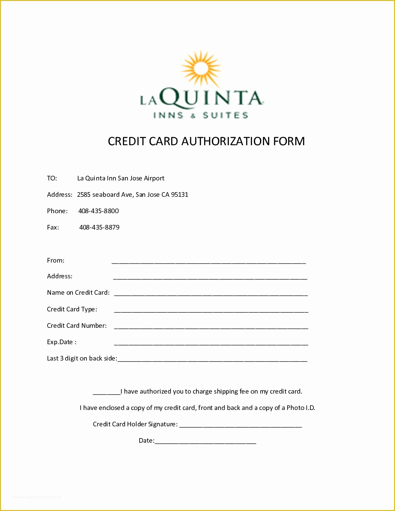 Free Credit Card Authorization form Template Word Of 10 Credit Card Authorization form Template Free Download
