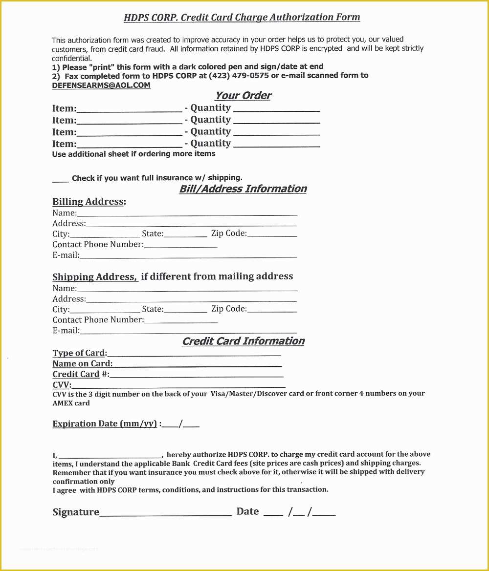 Free Credit Card Authorization form Template Word Of Authorization form Template Example Mughals