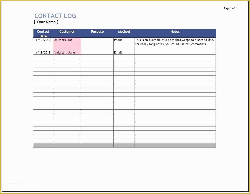 Free Crm Excel Template Of Customer Relationship Management Crm Excel Template