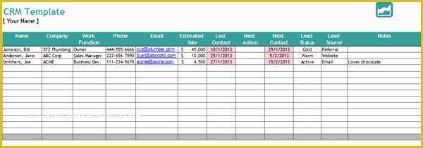 Free Crm Excel Template Of Free Excel Crm Template Analyze Your Business Relationship