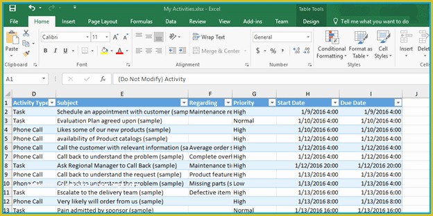 Free Crm Excel Template Of How to Generate Excel Templates In Dynamics Crm 2016