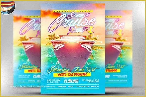 Free Cruise Ship Flyer Template Of 18 Cruise Flyers Psd Ai Word Eps Vector