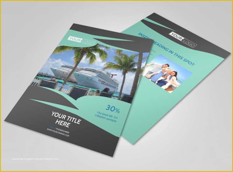 Free Cruise Ship Flyer Template Of Caribbean Cruise Ship Flyer Template
