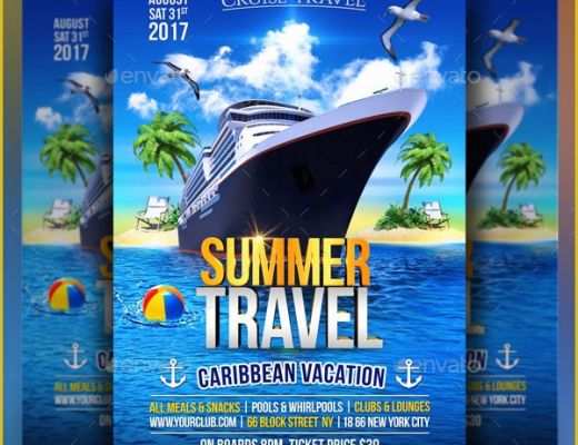 Free Cruise Ship Flyer Template Of Cruise Flyer Template 17 Free &amp; Premium Designs Download