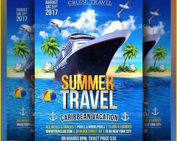Free Cruise Ship Flyer Template Of Cruise Flyer Template 17 Free &amp; Premium Designs Download