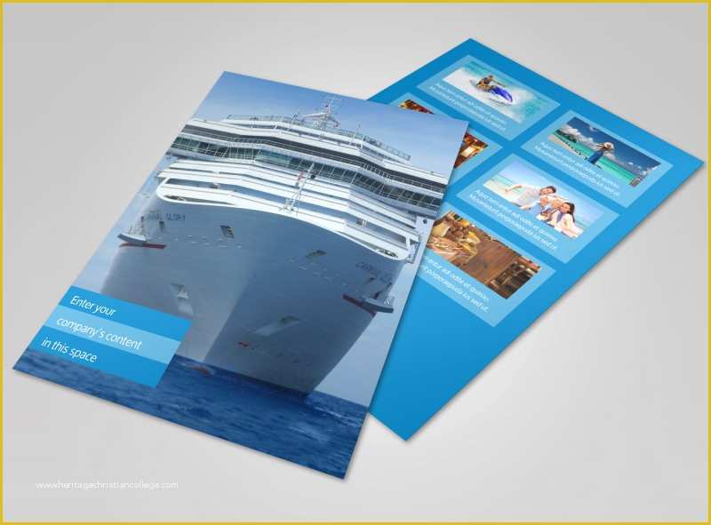 Free Cruise Ship Flyer Template Of Cruise Ship Getaway Flyer Template