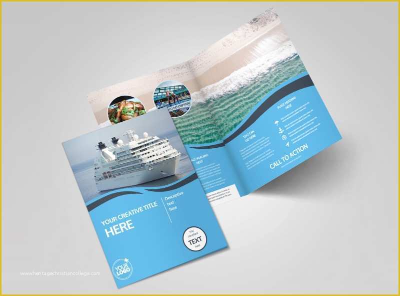 Free Cruise Ship Flyer Template Of Cruise Ship Travel Brochure Template