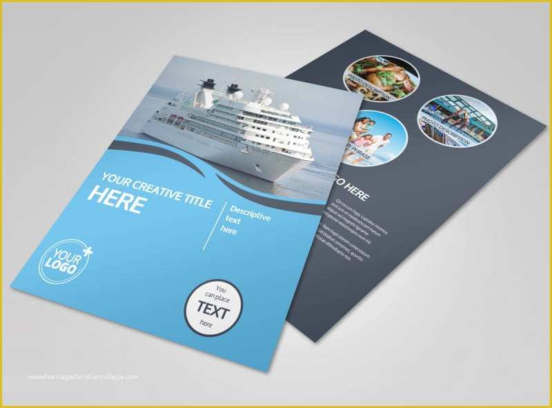 Free Cruise Ship Flyer Template Of Cruise Ship Travel Flyer Template