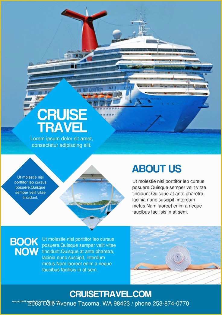 Free Cruise Ship Flyer Template Of Pin by Leadzmachine Video Mercials On A5 Promotional