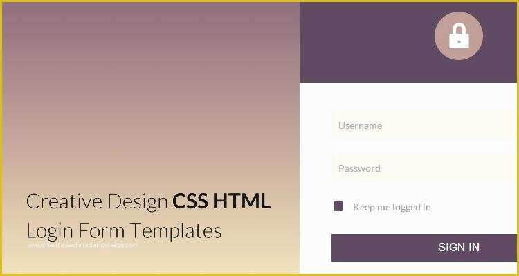 Free Css Templates for Registration form Of 25 Elegant HTML Css Login form Templates