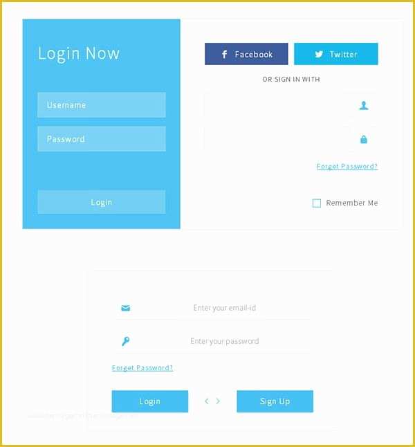 Free Css Templates for Registration form Of 25 Remarkable HTML & Css Login form Templates Download
